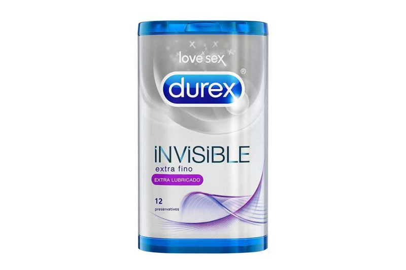 Durex INVISIBLE Extra Lubricados 12 Preservativos