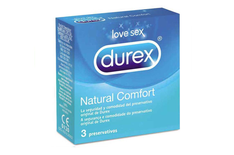 DUREX NATURAL COMFORT 3 Preservativos