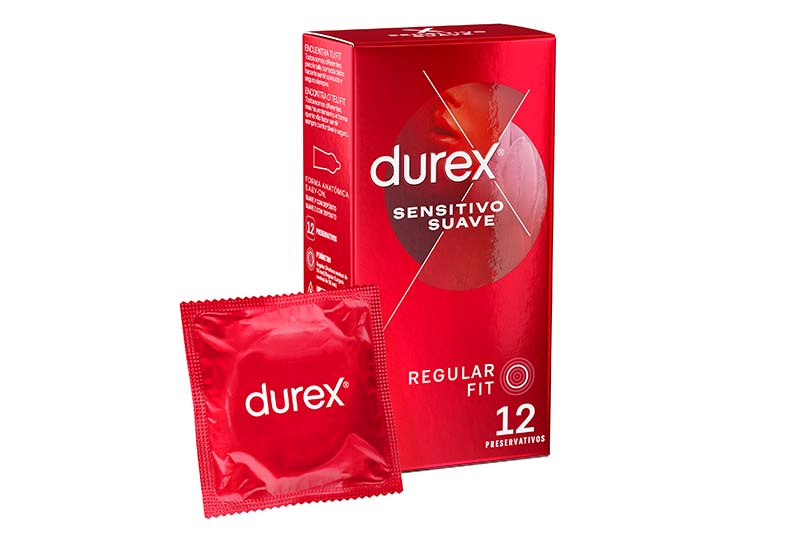 DUREX SENSITIVO SUAVE 12 Preservativos