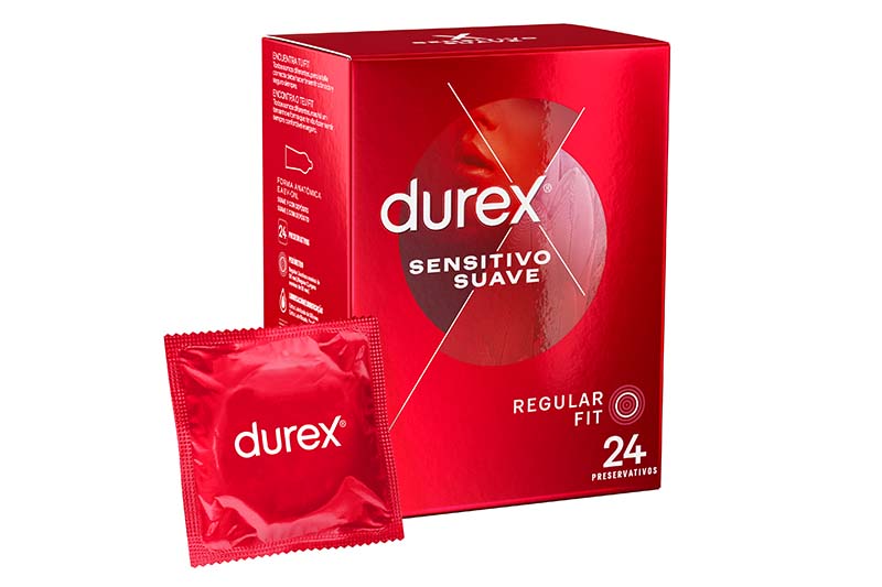 DUREX SENSITIVO SUAVE 24 Preservativos