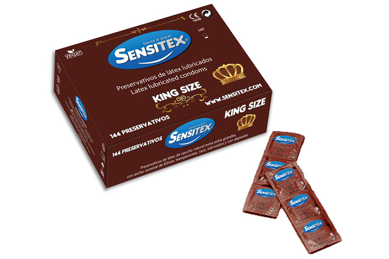 Sensitex King Size (60mm) 144 preservativos