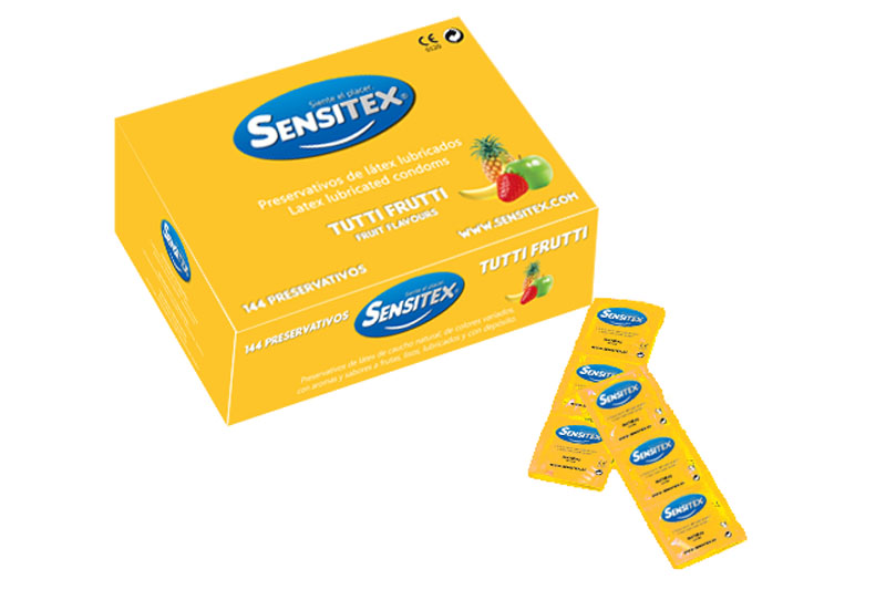 Sensitex Tuttifrutti 144 preservativos