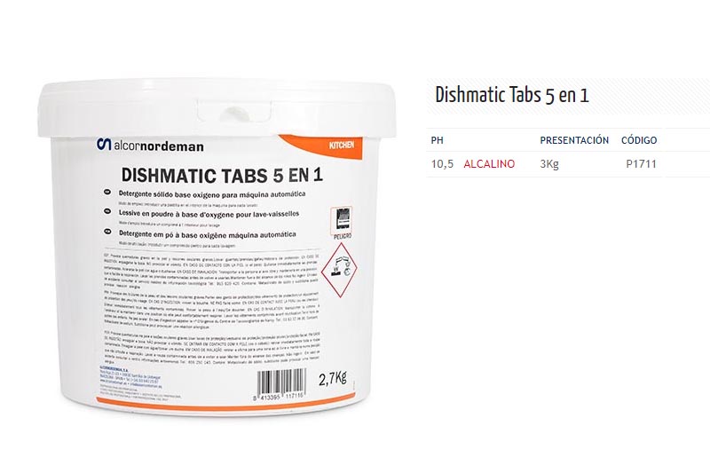 Dishmatic Tabs 5 en 1